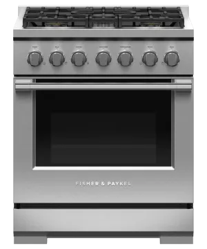 Fisher & Paykel RGV3305L Gas Range. 30. 5 Burners. Lpg