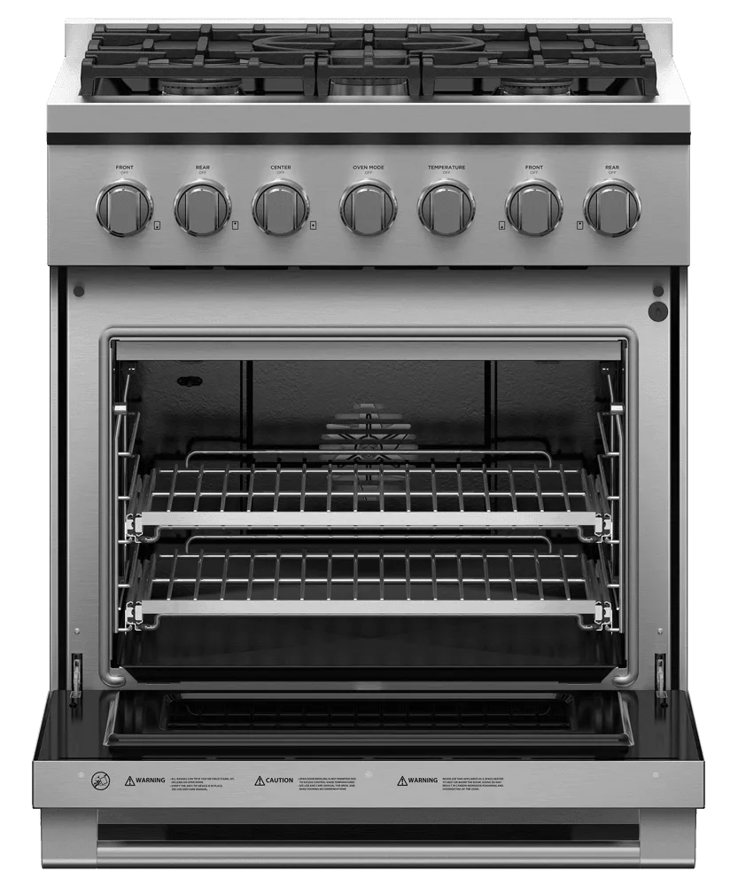 Fisher & Paykel RGV3305N Gas Range. 30. 5 Burners
