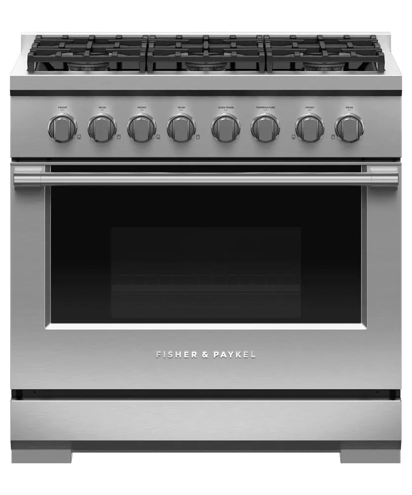 Fisher & Paykel RGV3366L Gas Range. 36. 6 Burners. Lpg