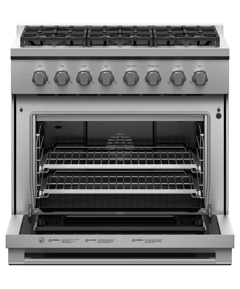 Fisher & Paykel RGV3366L Gas Range. 36. 6 Burners. Lpg