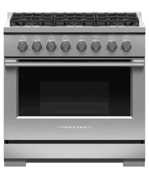 Fisher & Paykel RGV3366N Gas Range. 36. 6 Burners