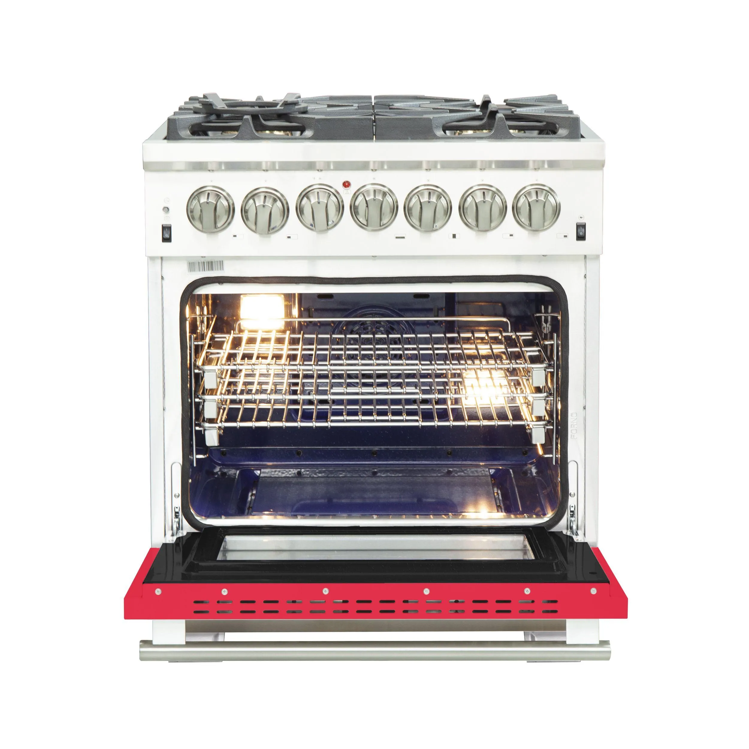 Forno FFSGS618730 Capriasca - Titanium Professional 30 Freestanding Dual Fuel Range