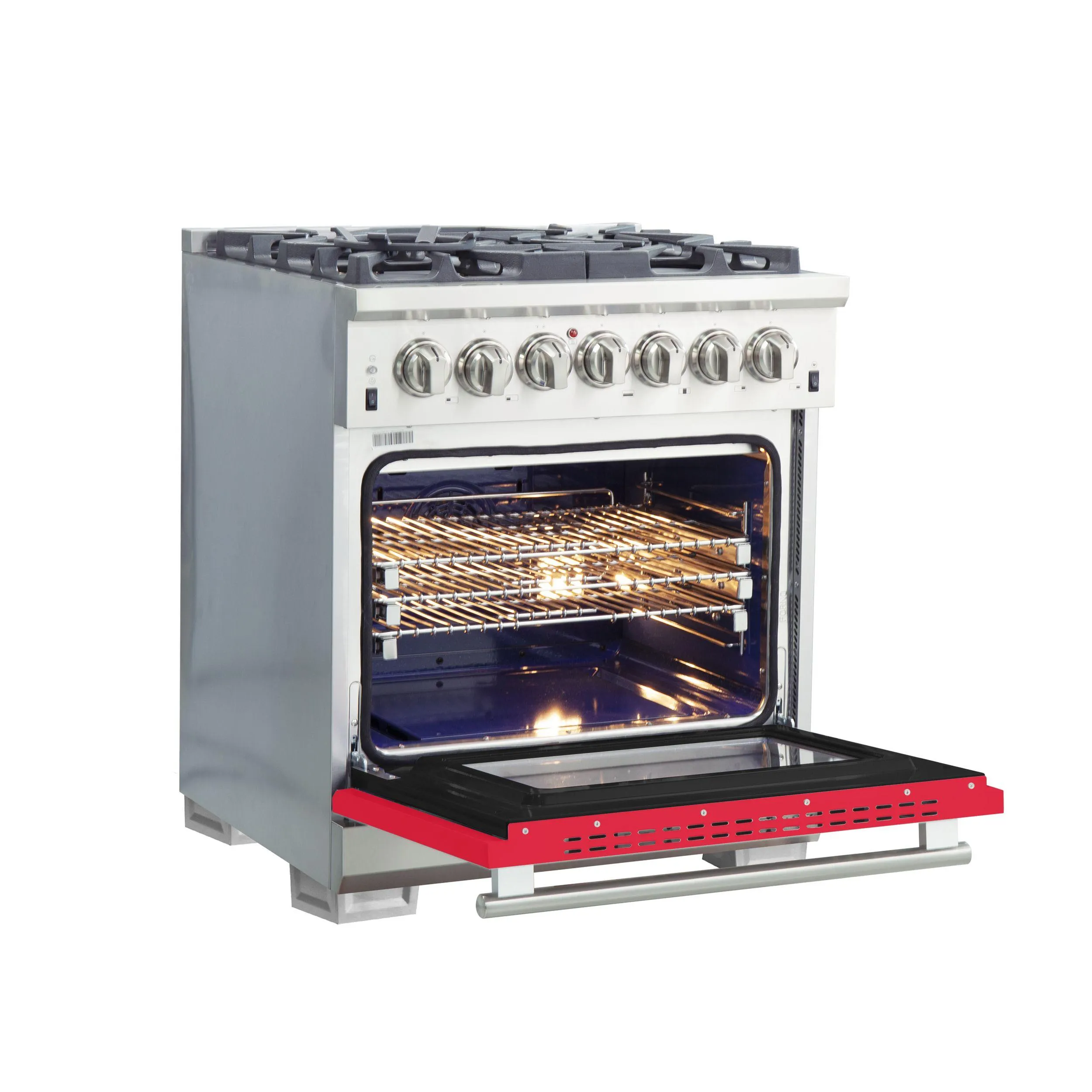 Forno FFSGS618730 Capriasca - Titanium Professional 30 Freestanding Dual Fuel Range