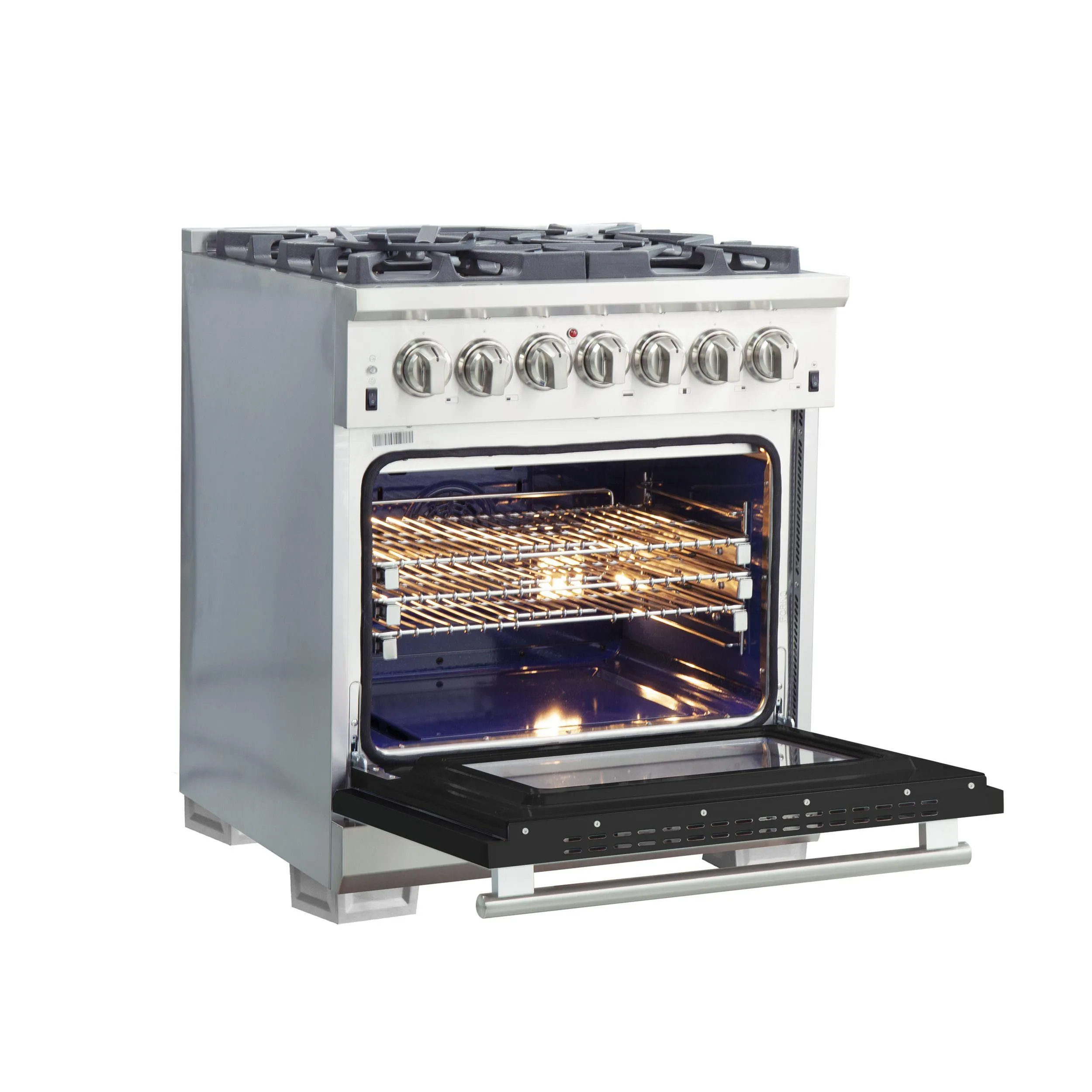 Forno FFSGS618730 Capriasca - Titanium Professional 30 Freestanding Dual Fuel Range