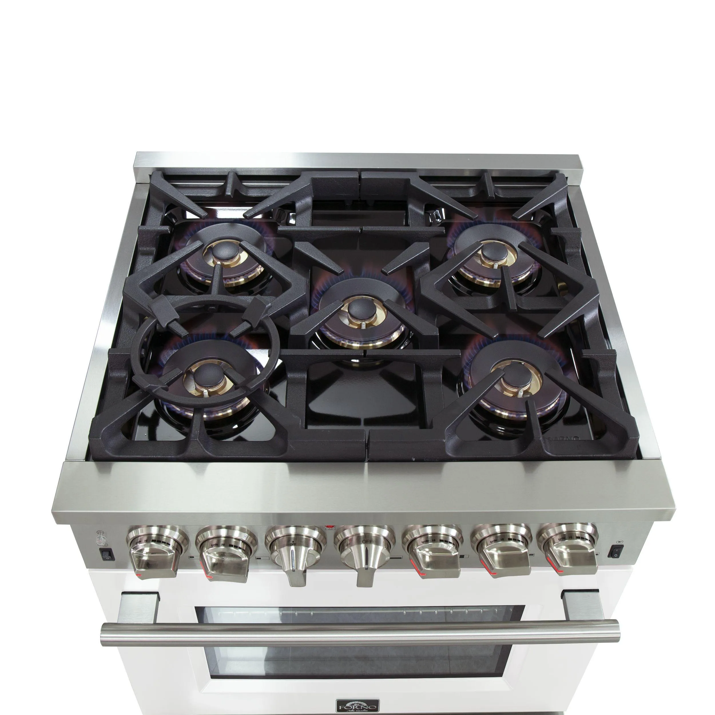 Forno FFSGS618730 Capriasca - Titanium Professional 30 Freestanding Dual Fuel Range