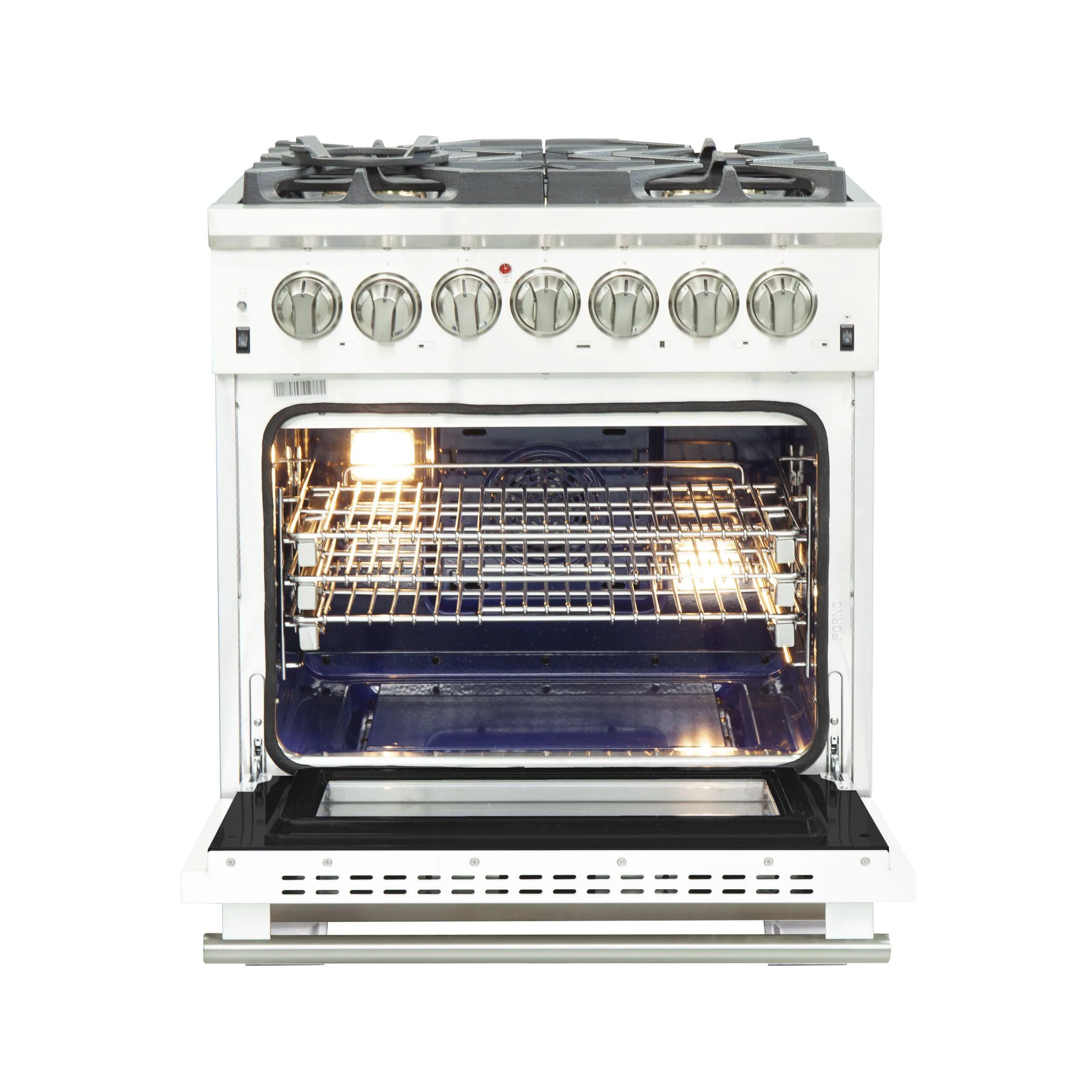 Forno FFSGS618730 Capriasca - Titanium Professional 30 Freestanding Dual Fuel Range