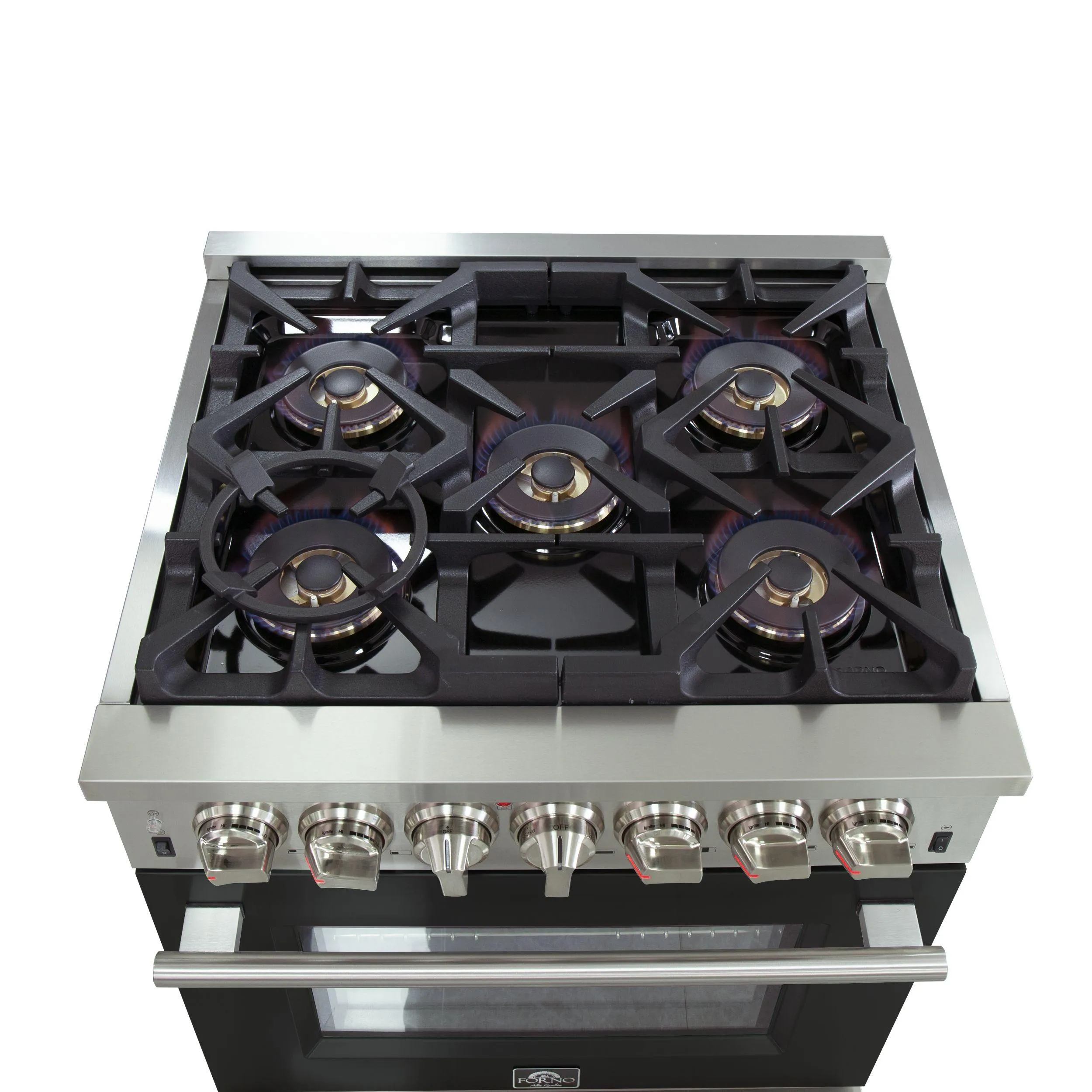 Forno FFSGS618730 Capriasca - Titanium Professional 30 Freestanding Dual Fuel Range