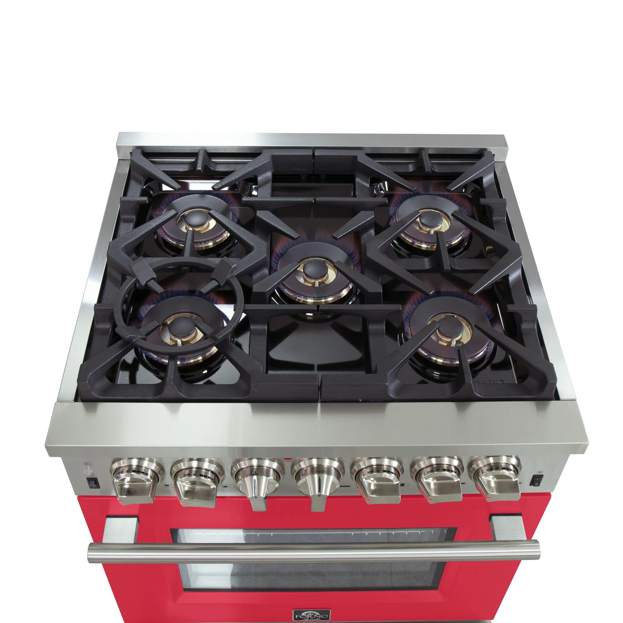 Forno FFSGS618730 Capriasca - Titanium Professional 30 Freestanding Dual Fuel Range