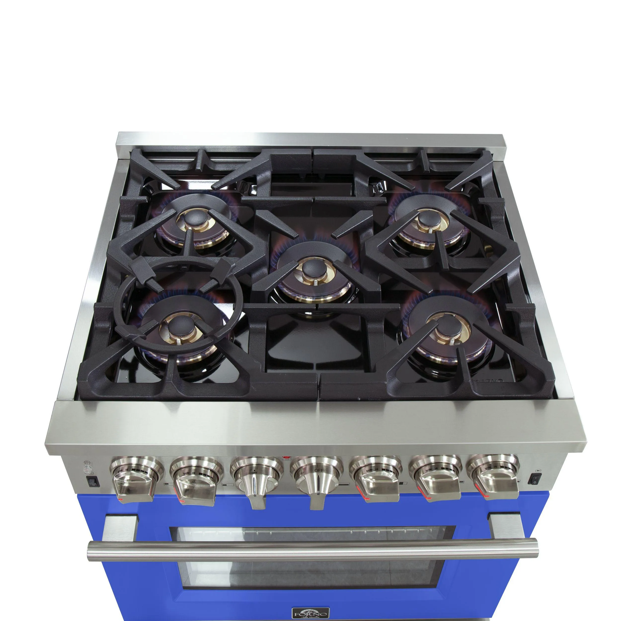 Forno FFSGS618730 Capriasca - Titanium Professional 30 Freestanding Dual Fuel Range
