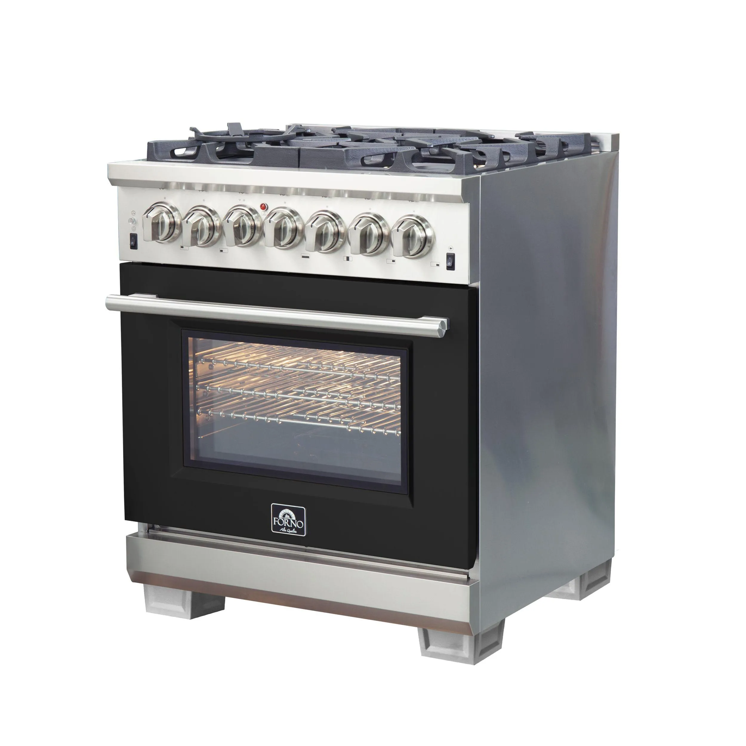 Forno FFSGS618730 Capriasca - Titanium Professional 30 Freestanding Dual Fuel Range