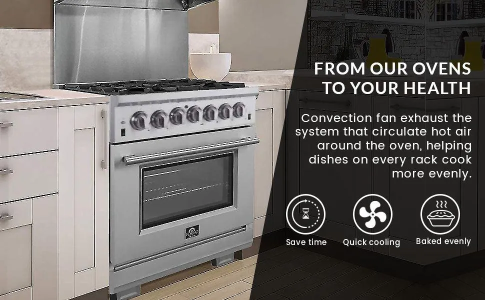 Forno FFSGS626030 Capriasca - Titanium Professional 30 Freestanding Gas Range