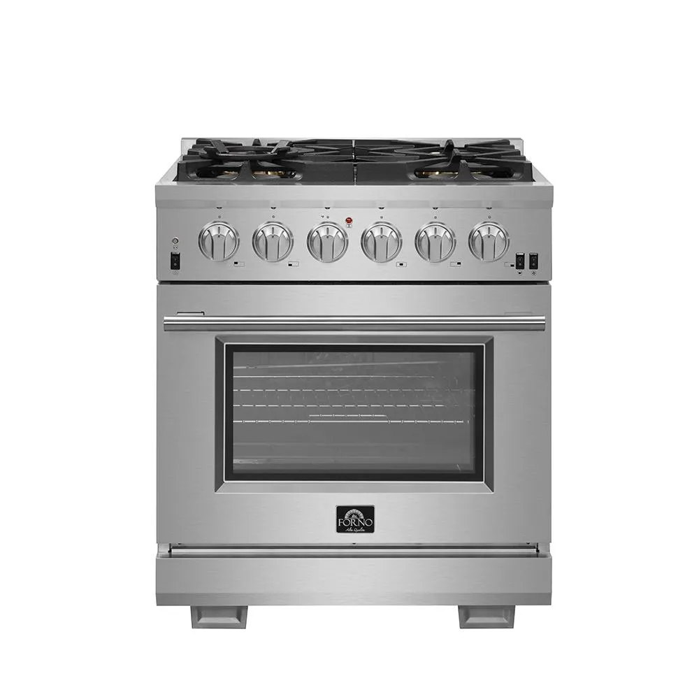 Forno FFSGS626030 Capriasca - Titanium Professional 30 Freestanding Gas Range