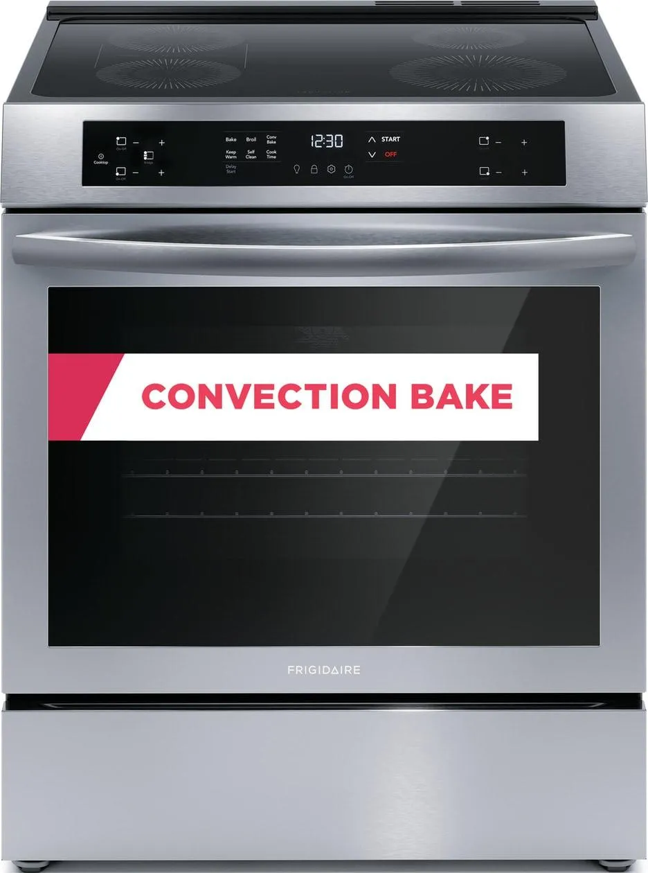 Frigidaire FCFI3083AS Frigidaire 30 Front Control Induction Range With Convection Bake