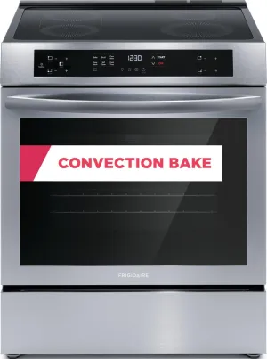 Frigidaire FCFI3083AS Frigidaire 30 Front Control Induction Range With Convection Bake