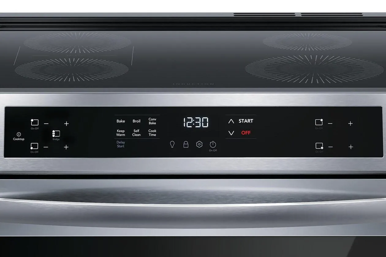 Frigidaire FCFI3083AS Frigidaire 30 Front Control Induction Range With Convection Bake