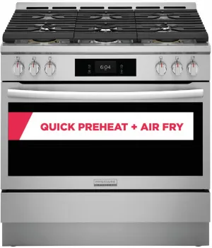 Frigidaire GCFD3661AF Frigidaire Gallery 36 Dual-Fuel Range With Air Fry