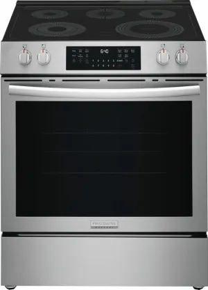 Frigidaire GCFE3059BF 30 Front Control Electric Range With Total Convection