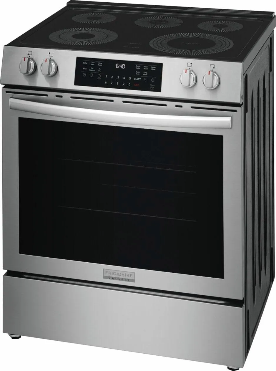 Frigidaire GCFE3059BF 30 Front Control Electric Range With Total Convection