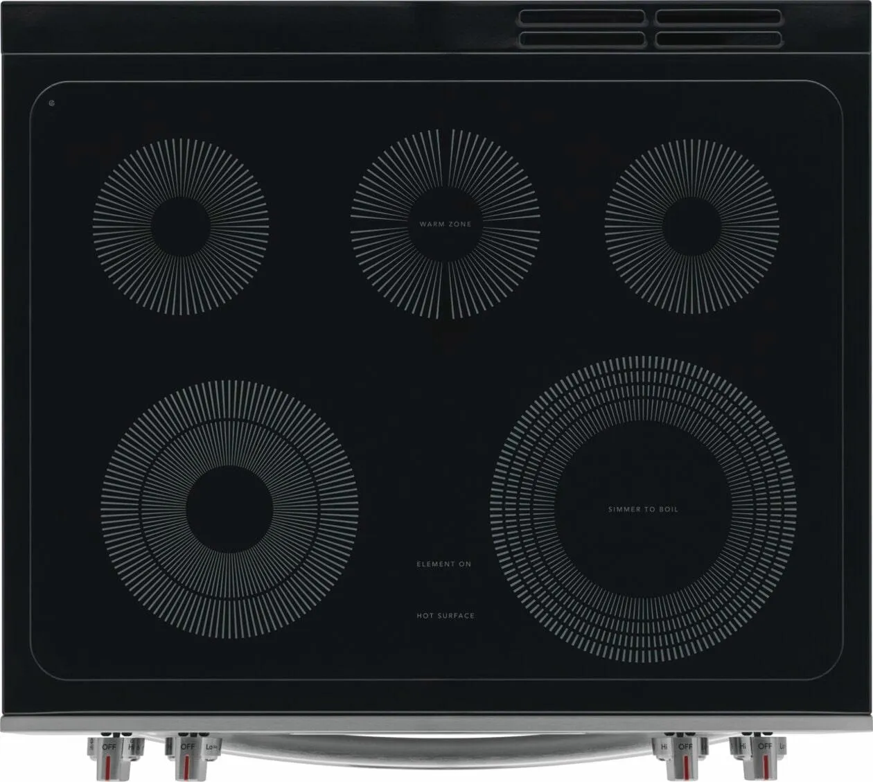 Frigidaire GCFE3059BF 30 Front Control Electric Range With Total Convection