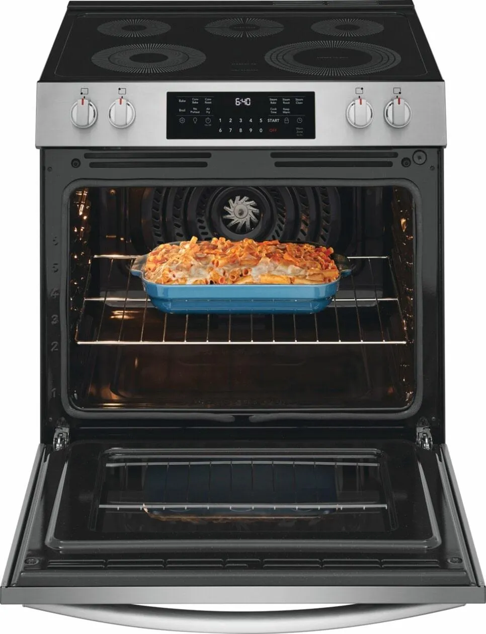 Frigidaire GCFE3059BF 30 Front Control Electric Range With Total Convection