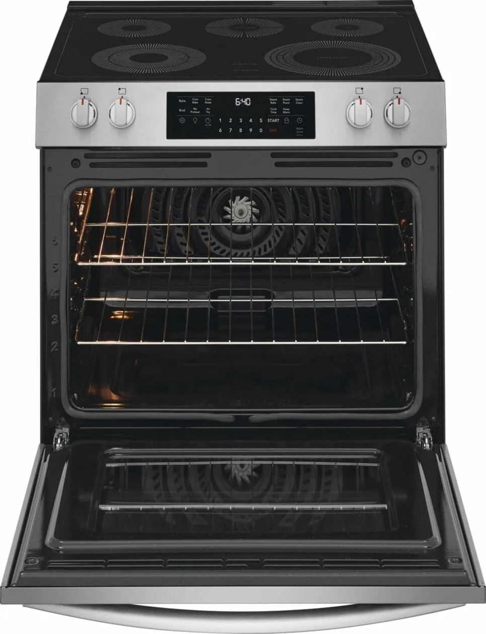 Frigidaire GCFE3059BF 30 Front Control Electric Range With Total Convection