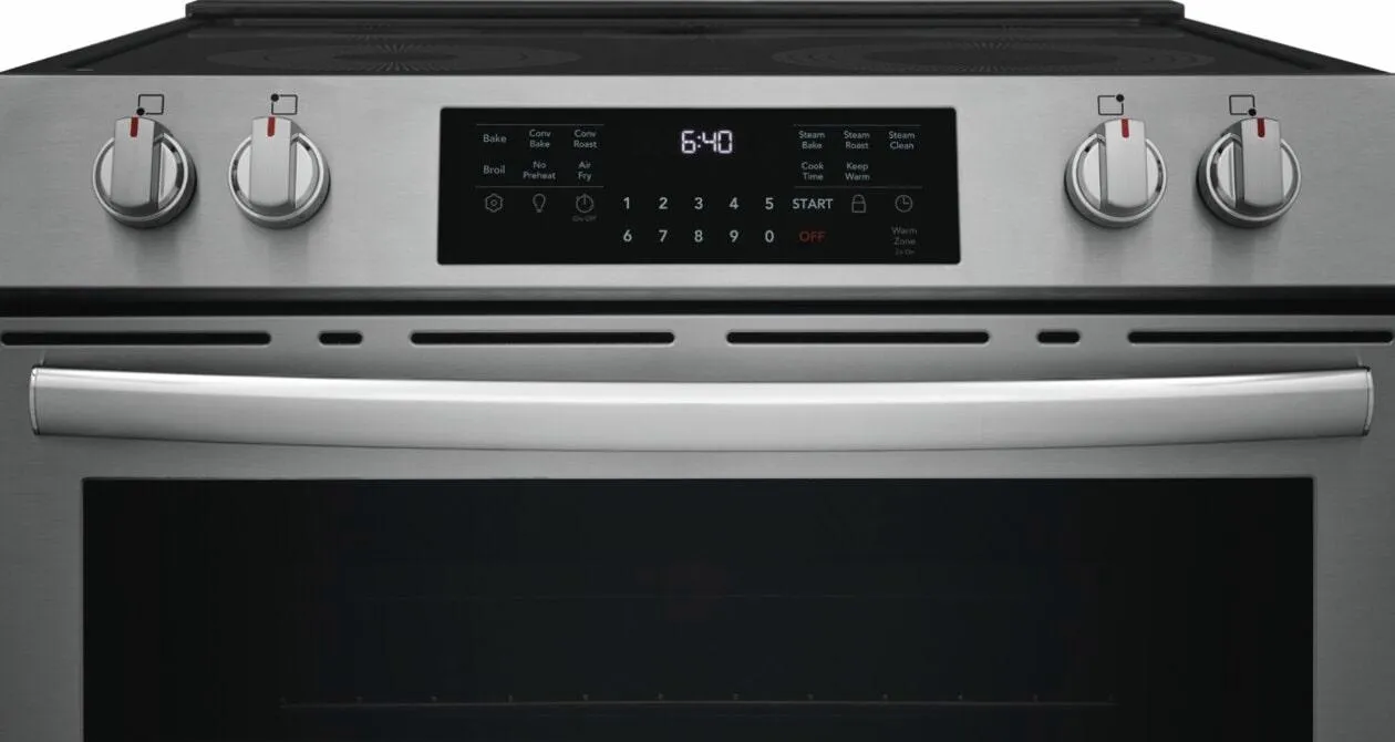 Frigidaire GCFE3059BF 30 Front Control Electric Range With Total Convection
