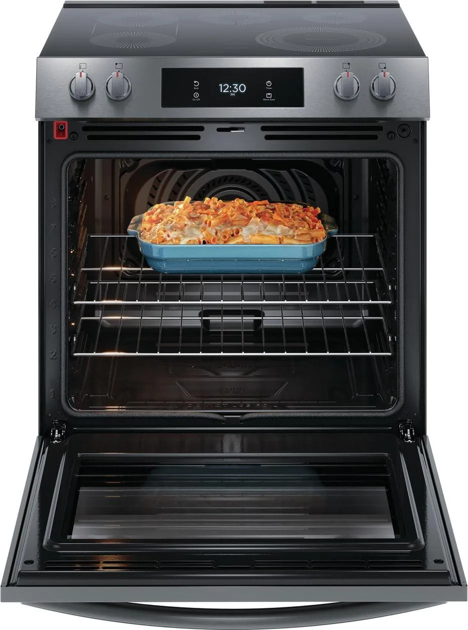 Frigidaire GCFE3060BD Frigidaire Gallery 30 Front Control Electric Range With Total Convection