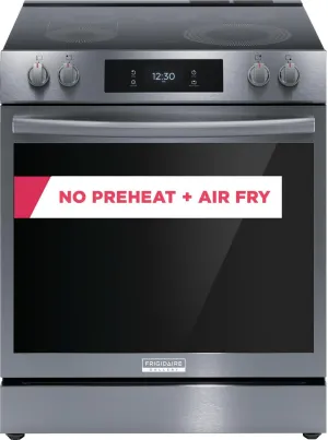 Frigidaire GCFE3060BD Frigidaire Gallery 30 Front Control Electric Range With Total Convection
