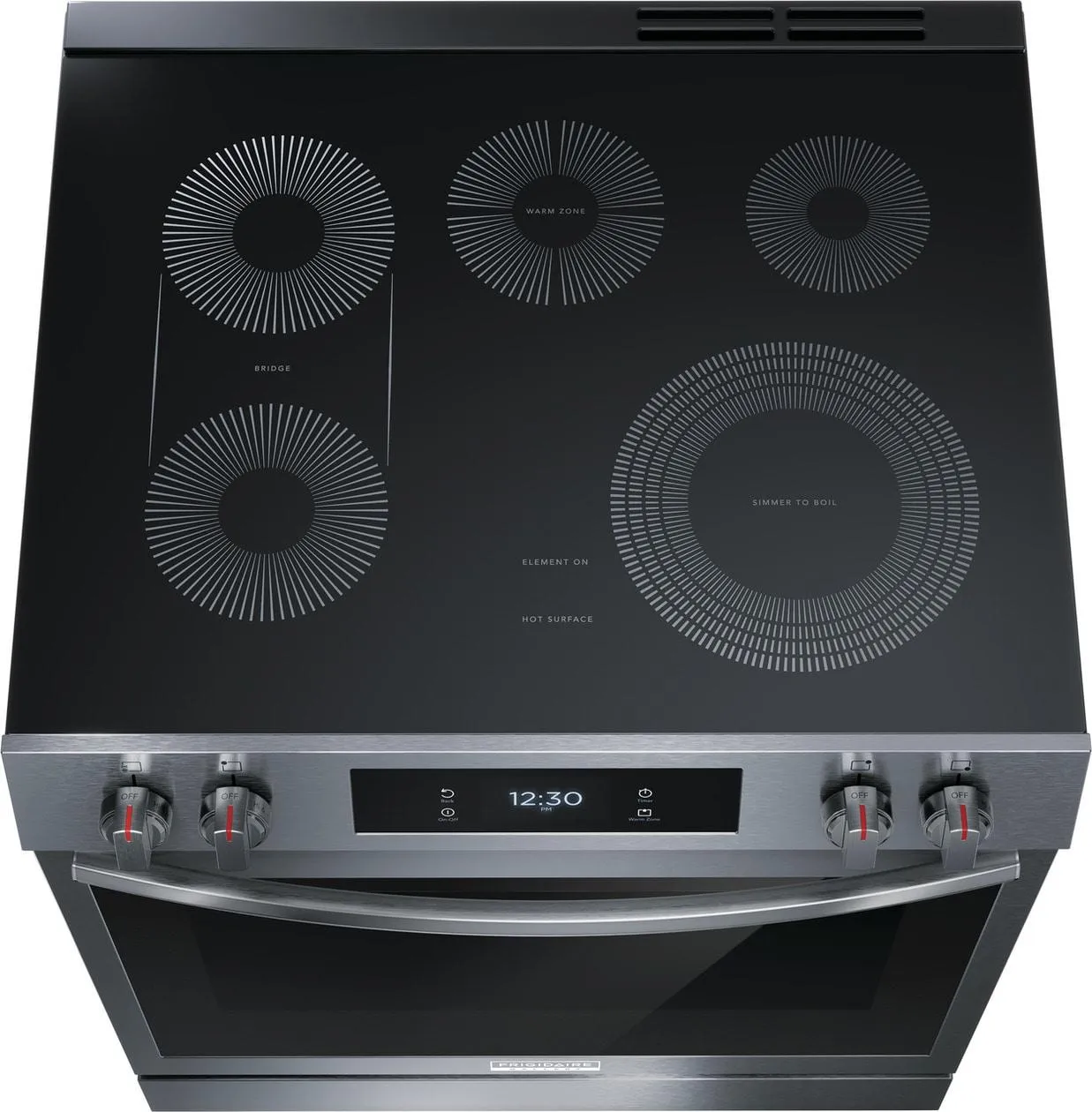 Frigidaire GCFE3060BD Frigidaire Gallery 30 Front Control Electric Range With Total Convection
