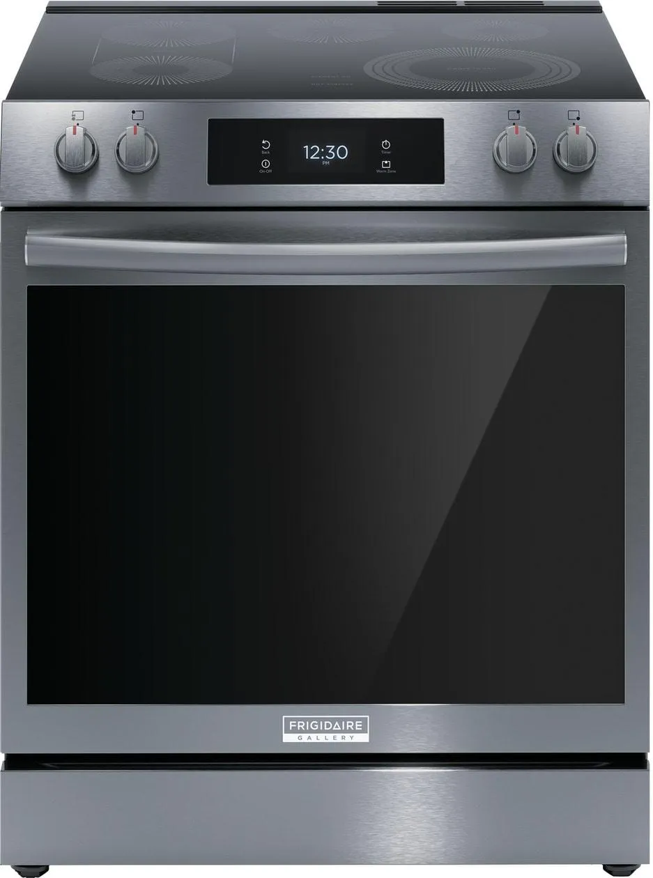 Frigidaire GCFE3060BD Frigidaire Gallery 30 Front Control Electric Range With Total Convection