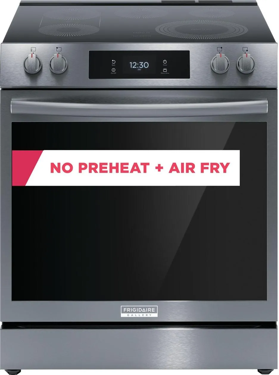Frigidaire GCFE3060BD Frigidaire Gallery 30 Front Control Electric Range With Total Convection