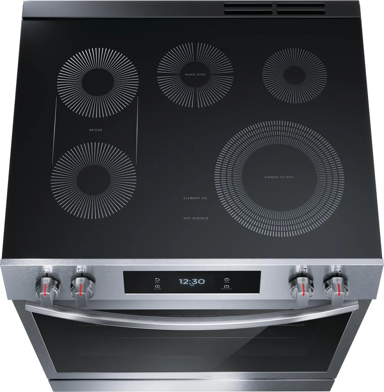 Frigidaire GCFE3060BF Frigidaire Gallery 30 Front Control Electric Range With Total Convection