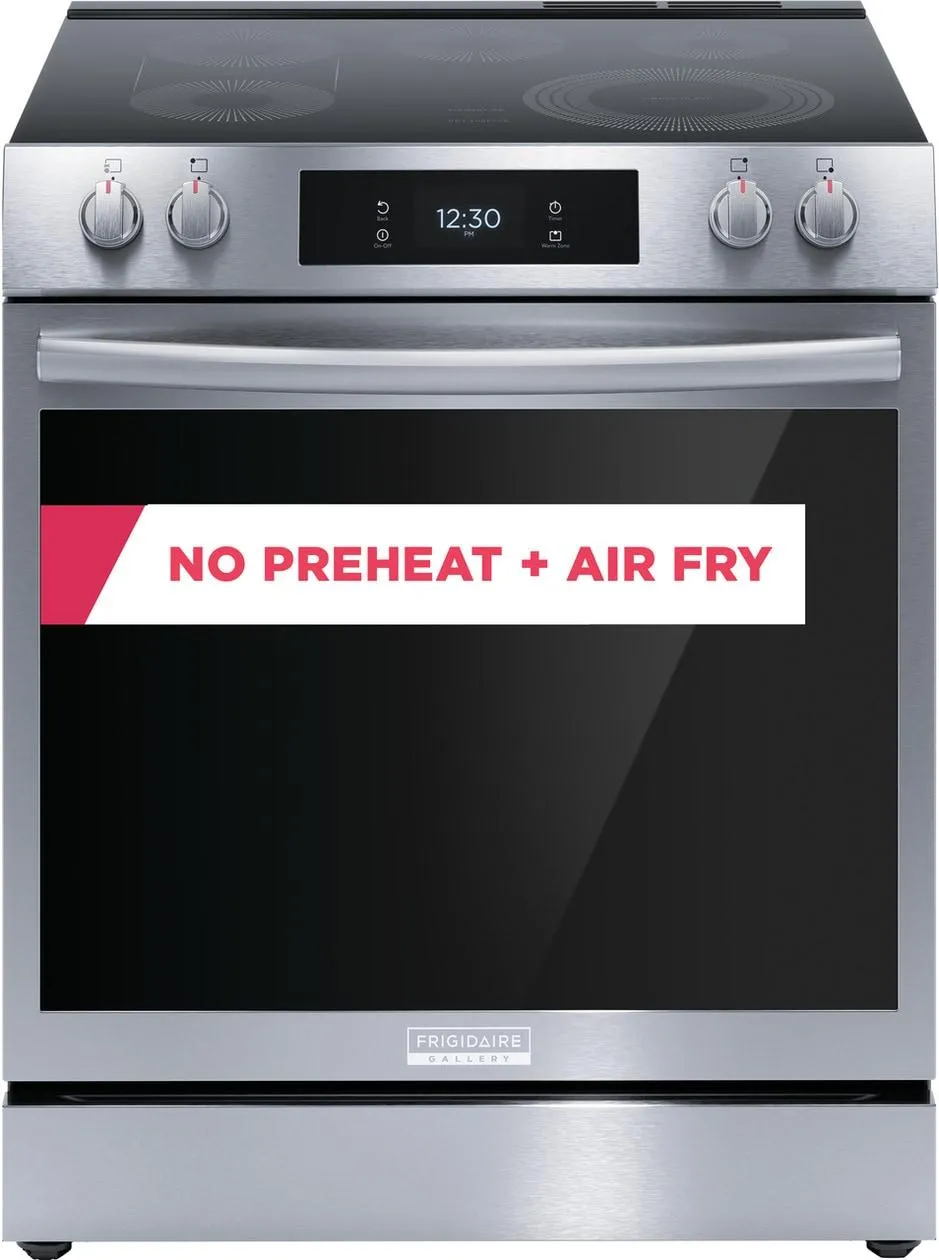 Frigidaire GCFE3060BF Frigidaire Gallery 30 Front Control Electric Range With Total Convection