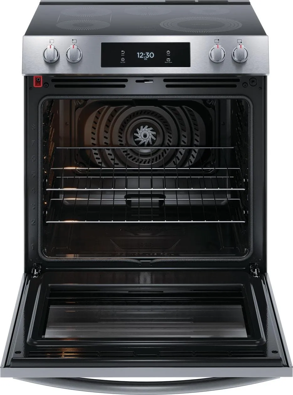 Frigidaire GCFE3060BF Frigidaire Gallery 30 Front Control Electric Range With Total Convection