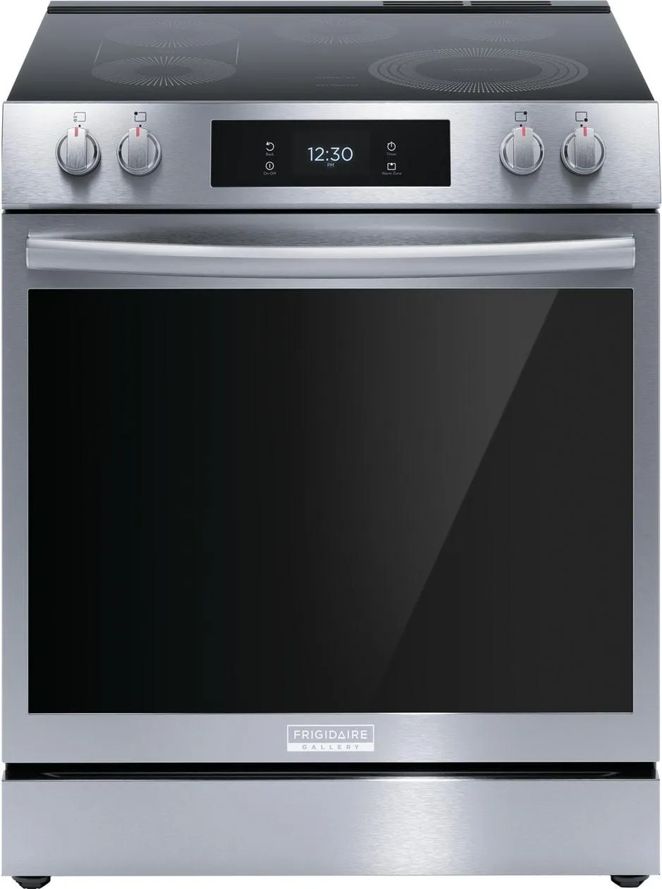 Frigidaire GCFE3060BF Frigidaire Gallery 30 Front Control Electric Range With Total Convection