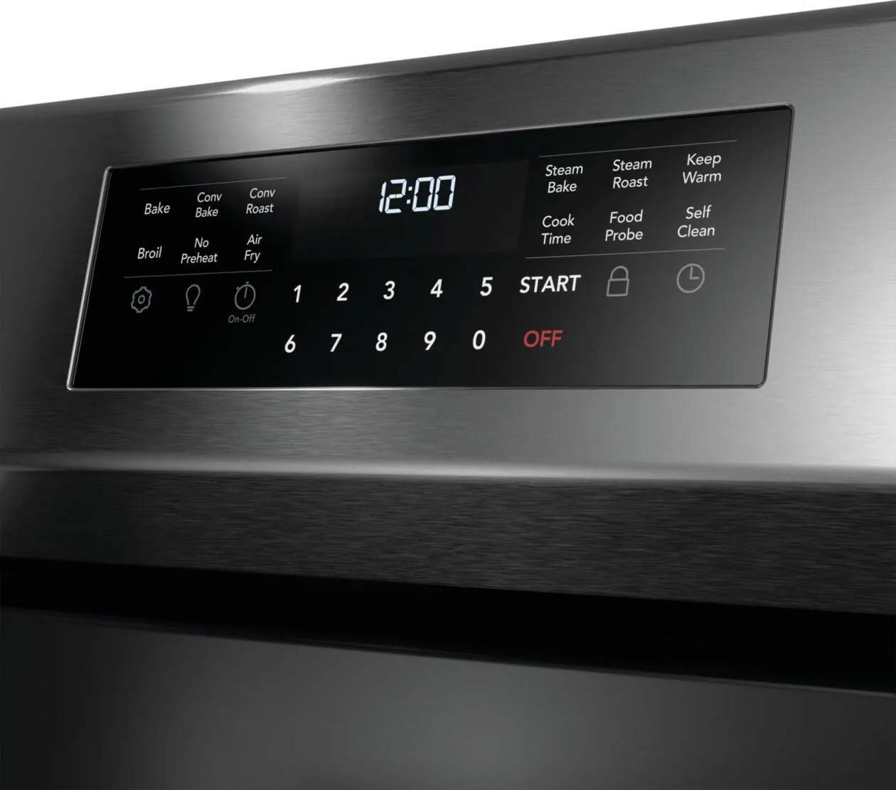 Frigidaire GCRE3060BD Frigidaire Gallery 30 Rear Control Electric Range With Total Convection