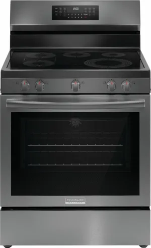 Frigidaire GCRE3060BD Frigidaire Gallery 30 Rear Control Electric Range With Total Convection