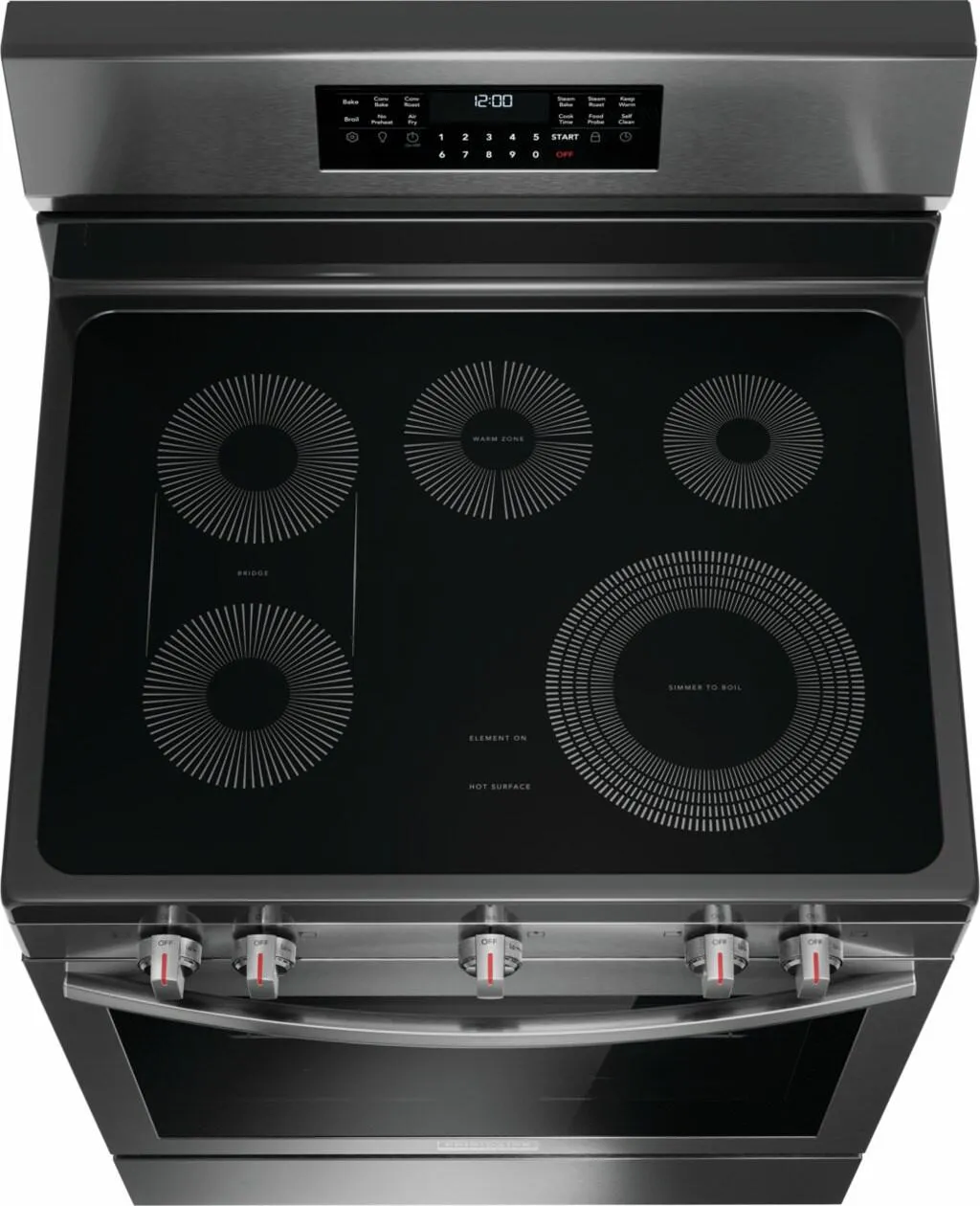 Frigidaire GCRE3060BD Frigidaire Gallery 30 Rear Control Electric Range With Total Convection