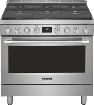 Frigidaire PCFD3670AF Frigidaire Professional 36 Dual-Fuel Freestanding Range