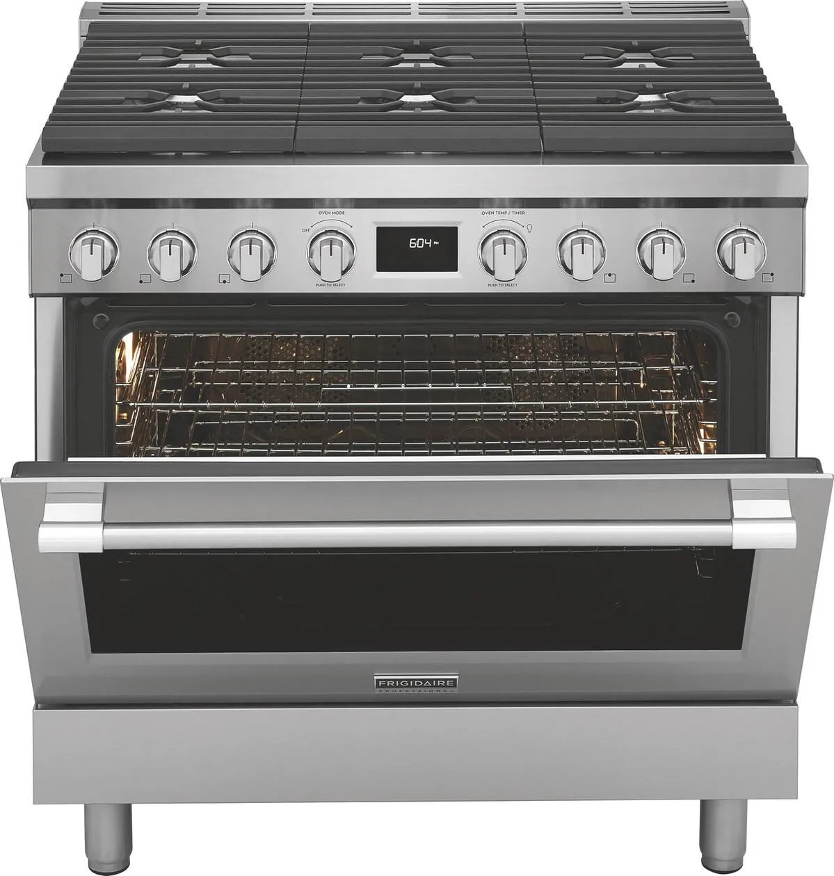 Frigidaire PCFD3670AF Frigidaire Professional 36 Dual-Fuel Freestanding Range