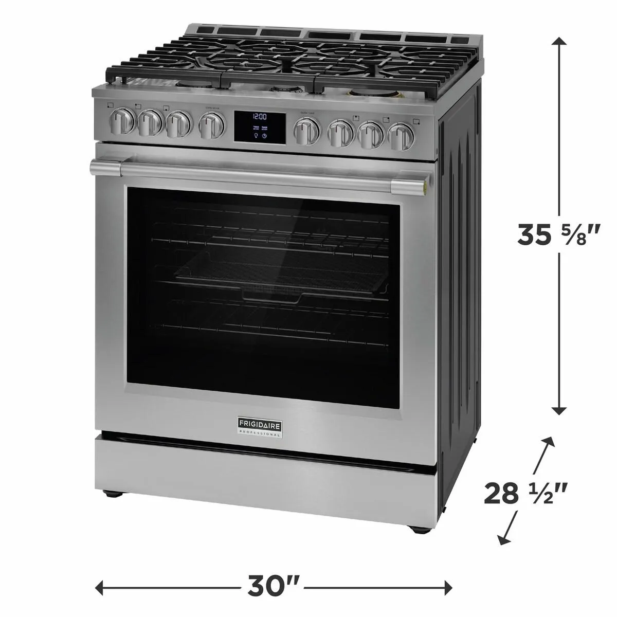 Frigidaire PCFG3080AF Frigidaire Professional 30 Gas Range With No Preheat And Air Fry