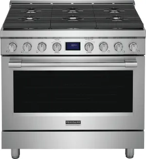 Frigidaire PCFG3670AF Frigidaire Professional 36 Front Control Freestanding Gas Range