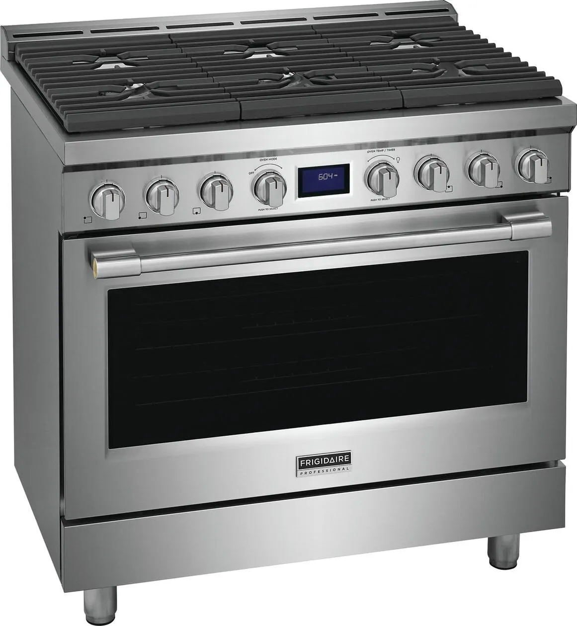 Frigidaire PCFG3670AF Frigidaire Professional 36 Front Control Freestanding Gas Range