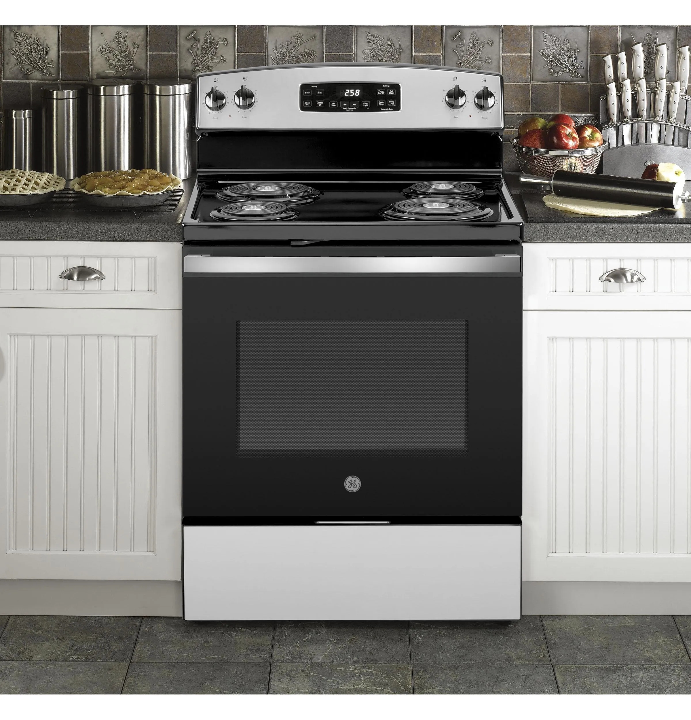 Ge Appliances JB258RTSS Ge 30 Free-Standing Self-Clean Electric Range
