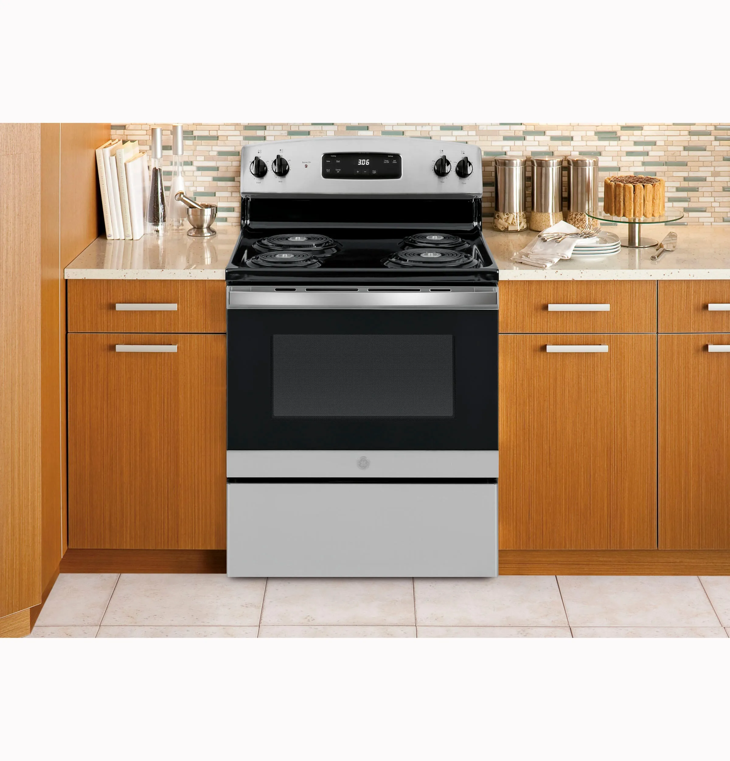 Ge Appliances JBS360RRSS Ge 30 Free-Standing Electric Range
