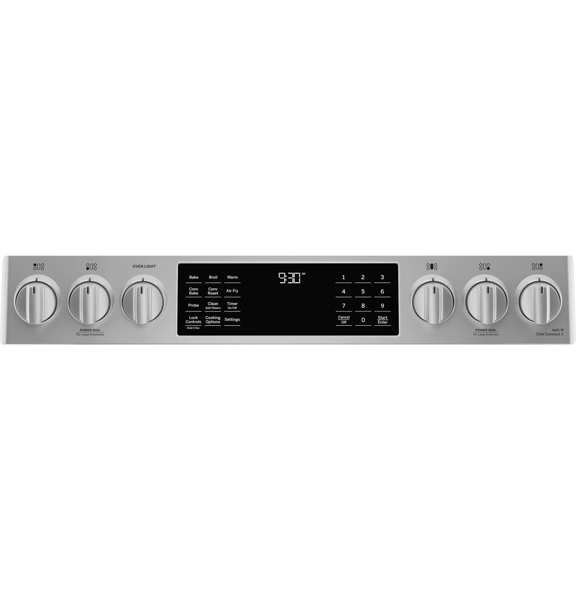 Ge Appliances P2S930YPFS Ge Profile&#8482; 30 Smart Dual Fuel Slide-In Front-Control Fingerprint Resistant Range