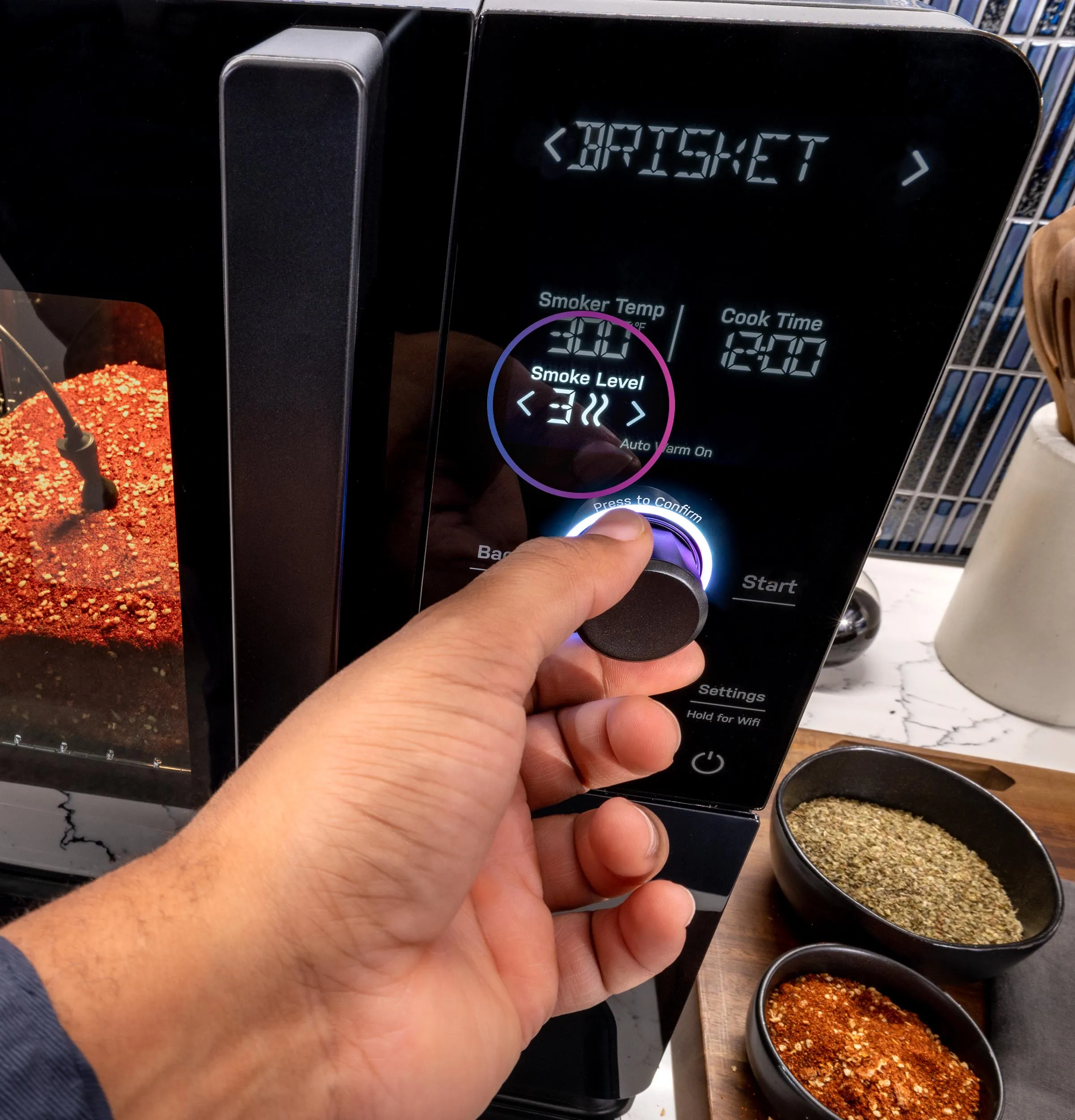 Ge Appliances P9SBAAS6VBB Ge Profile&#8482; Smart Indoor Smoker