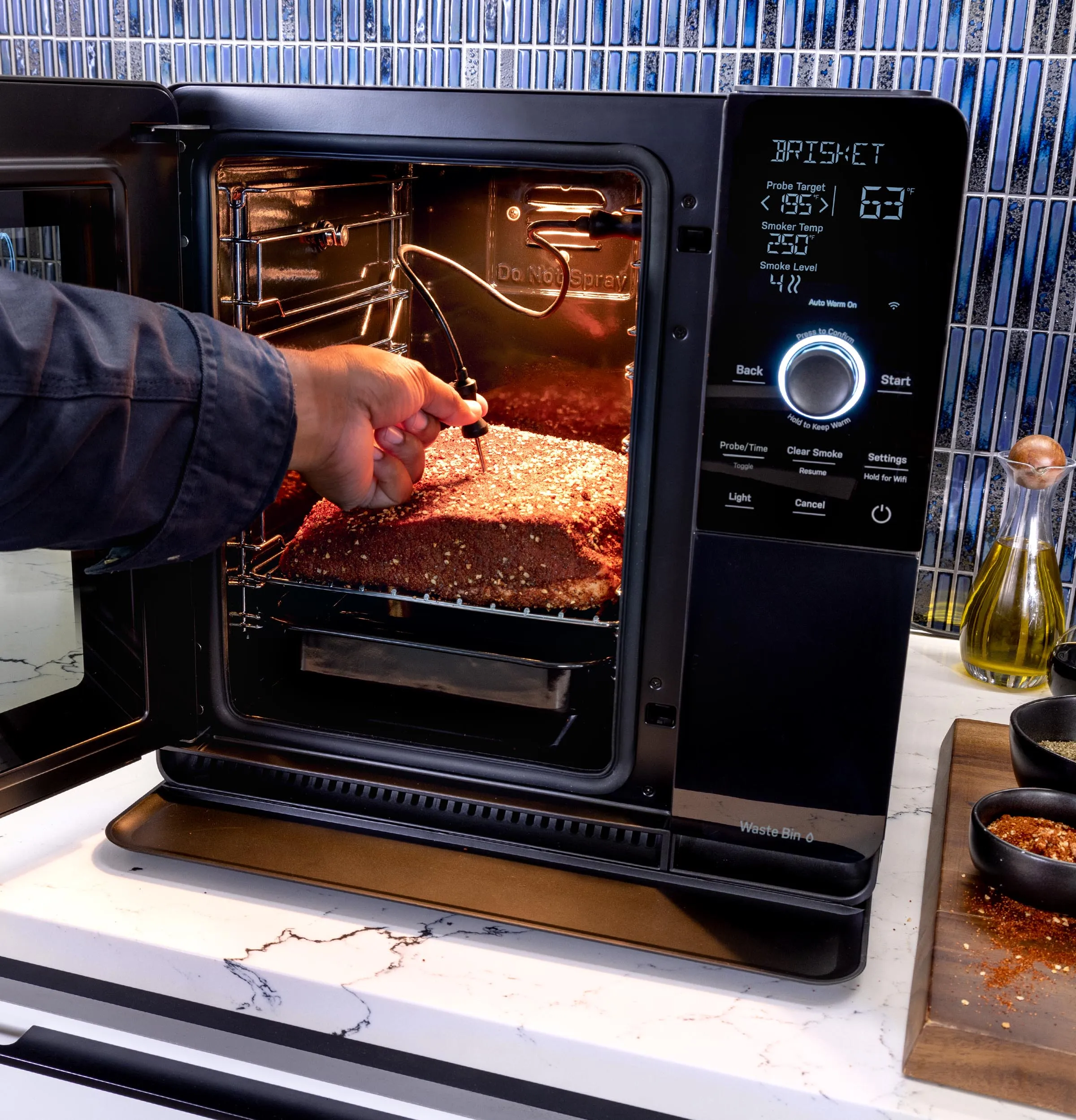 Ge Appliances P9SBAAS6VBB Ge Profile&#8482; Smart Indoor Smoker