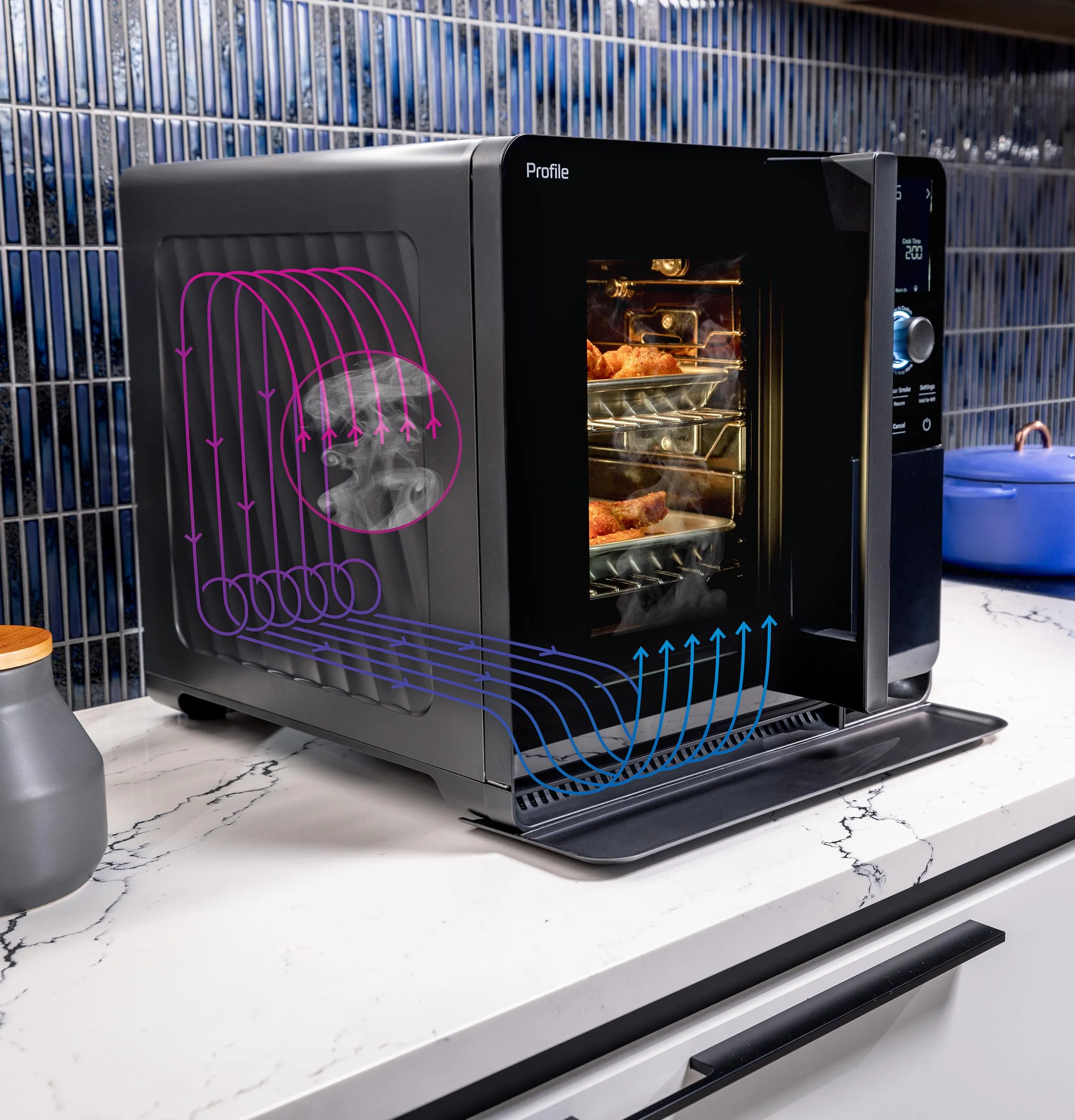 Ge Appliances P9SBAAS6VBB Ge Profile&#8482; Smart Indoor Smoker