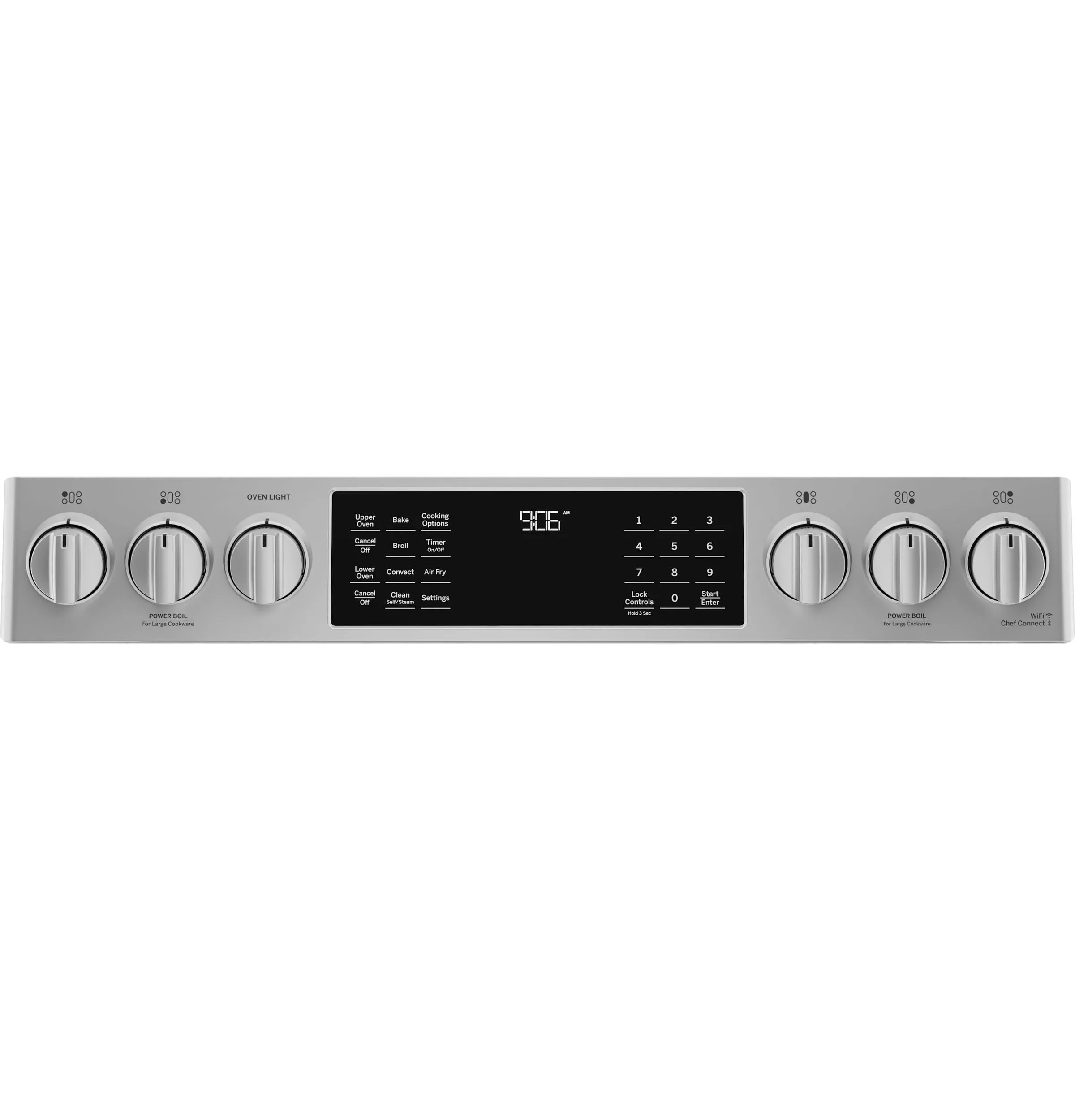 Ge Appliances PGS960YPFS Ge Profile&#8482; 30 Smart Slide-In Front-Control Gas Double Oven Convection Fingerprint Resistant Range